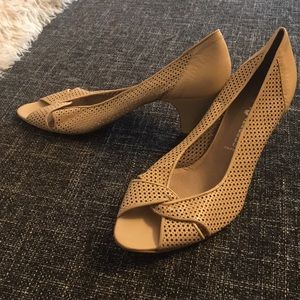 Jeffery Campbell peep-toe low heels